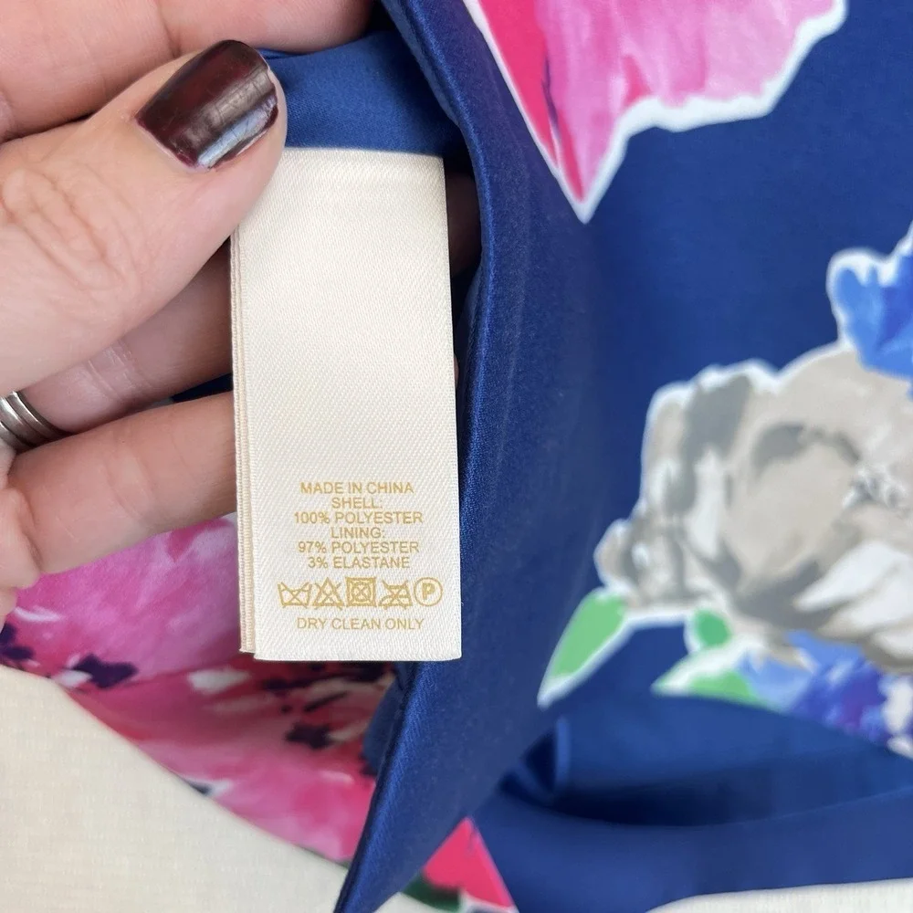 kate spade new york Floral Satin‎ Pencil Skirt 2